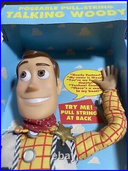 Toy Story Talking Woody Original 1995 Thinkway Toy 15 Doll NIB New In Box