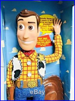 Toy Story Talking Woody Parlant Articule a Ficelles -Thinkway 62810 New Sealed