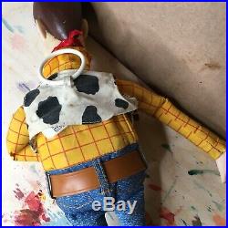 Toy Story Talking Woody Pull String Doll Thinkway Toys Disney Pixar
