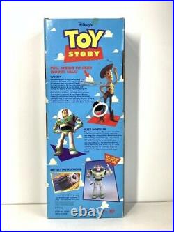 Toy Story Talking Woody Pull String ThinkWay Vintage 1995 Disney Rare FedEx M