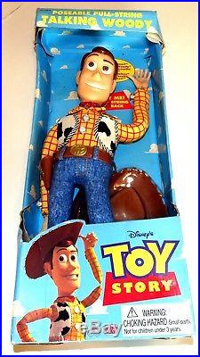 Toy Story Talking Woody Sealed Inside Box Non Working 1995 Disney Thinkway Toys