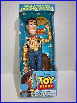 Toy Story Talking Woody Sealed Inside Box Not Working 1995 Disney Thinkway Toys