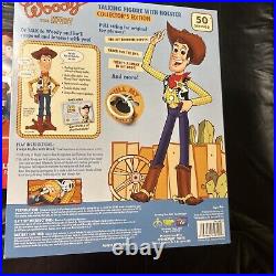 Toy Story Talking Woody the Sheriff Signature Collection (SEALED) Works Tested