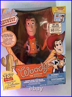 Toy Story Talking Woody the Sheriff Thinkway Toys Signature Collection (NIB)
