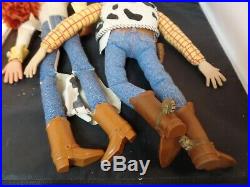 Toy Story Talking Yodel Jessie Woody Push Button Dolls Used WORKING THINKWAY