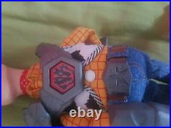 Toy Story That Time Forgot BATTLESAURS WOODY Talking DOLL Thinkway RARE Figure