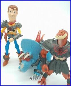 Toy Story That Time Forgot Battle Armor Lot of 5 Buzz Woody Rex Trixie Maximus