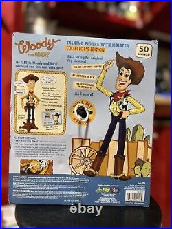 Toy Story Thinkway Toys Signature Collection Sheriff Woody Doll Disney Pixar