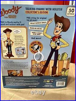 Toy Story Thinkway Toys Signature Collection Sheriff Woody Doll with flawed box