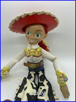 Toy Story WOODY & JESSIE Pull-String Talking Doll Cowboy Hat- ANDY On Boot