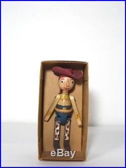 Toy Story Wooden Doll Woody/Jessie/Prospector/Bullseye Complete Set Young Epoch