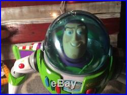 Toy Story Woody And Buzz Lightyear Talking Doll Figures Working