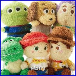Toy Story Woody Buzz Jessie Rex Slinky Dog Alien Fluffy Mini Doll Japan E6265