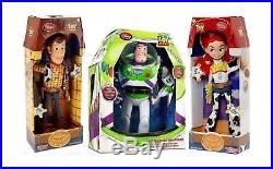 Toy Story Woody, Buzz Lightyear, Jessie Cowgirl TALKING action figu. 2DAY SHIP