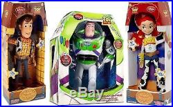 Toy Story Woody, Buzz Lightyear, Jessie Cowgirl TALKING action figure Dolls b