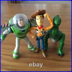 Toy Story Woody Buzz Rex Figure doll set of 3 Disney Thinkway Toys Collection