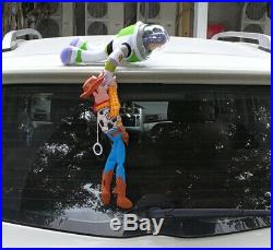 Toy Story Woody Car Dolls Plush Toys Outside Hang Toy Cute Auto Accessories Car