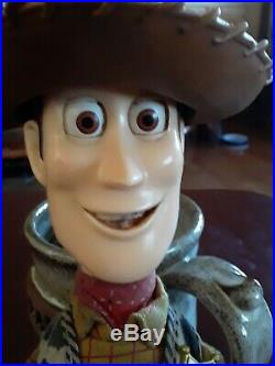 Toy Story Woody Doll Talking Custom Rare Push Button OOAK Discontinued. Works