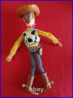 Toy Story Woody Doll With Hat WORKS See Video in Description 16