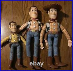 Toy Story Woody Figure doll set of 3 Disney Pixar Thinkway Toys Collection
