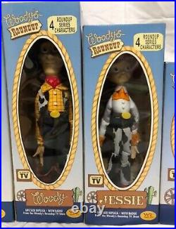 Toy Story Woody Jessie Prospector Bullseye Round up Figure Doll Disney NEW U119