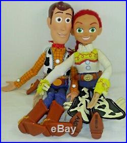 Toy Story Woody Jessie Talking Doll Plush 15 Pull String No Hat Thinkway Disney