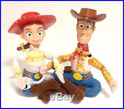Toy Story Woody & Jessie Vibrating Pull Toy Dolls (unidentified)