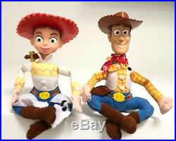 Toy Story Woody & Jessie Vibrating Pull Toy Dolls (unidentified)