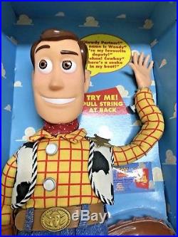 Toy Story Woody Poseable Pull-String Talking 1995 Thinkway 62810 New Sealed