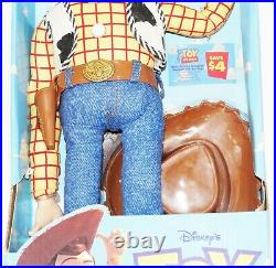 Toy Story Woody Poseable Pull-String Woody Non-Working Disney MIP Think Way