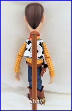 Toy Story Woody Pull-String Talking 15 Doll Thinkway Disney Pixar With Stand