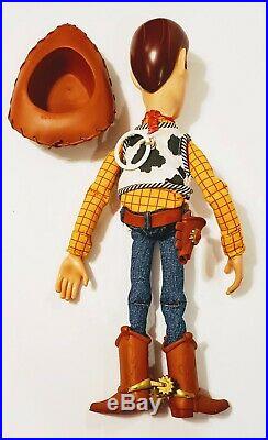 Toy Story Woody Pull-String Talking 15 Doll Thinkway Disney Pixar Works Great