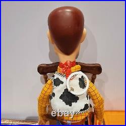 Toy Story Woody Pull String Talking Doll Figure Toy Original 90s Thinkway