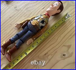 Toy Story Woody Pull-string Talking 15 Doll Thinkway NO Hat (see Description)