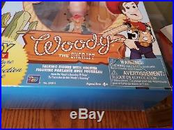 Toy Story Woody Roundup Talking Sheriff Signature Collection Damaged Box