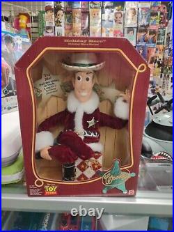 Toy Story Woody Santa Clause Holiday Hero Series Pull String Doll Mattel