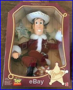 Toy Story Woody Santa Costume Holiday Christmas Mattel Rare Figure Doll F/S