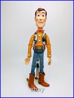 Toy Story Woody Signature Collection 2009 Cloud Logo Talking Doll Pixar Thinkway