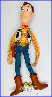 Toy Story Woody Signature Collection 2009 Cloud Logo Talking Doll Pixar Thinkway