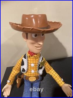 Toy Story Woody Signature Collection Talking Doll-Thinkway Toys Works with Hat