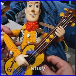 Toy Story Woody Singing Doll Figure Toy Original 90s Guitar fully working rare