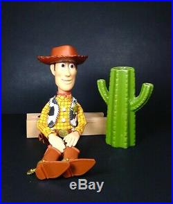 Toy Story Woody Talking Doll Disney Pixar Thinkway Toys Pull String With Hat