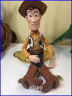 Toy Story Woody Thinkway Signature Collection 2009 Cloud Logo Talking Doll withHat