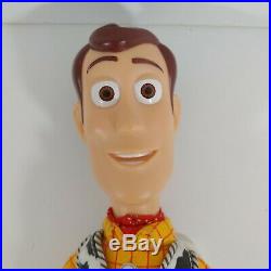 Toy Story Woody Thinkway Signature Collection Talking Doll WORKS no hat/stand