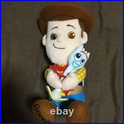 Toy Story Woody hugging Forky Plush Doll Prize Disney Pixar kawaii New Japan