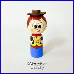 Toy Story Woody imbless wooden KOKESHI doll Japanese Traditional Crafts