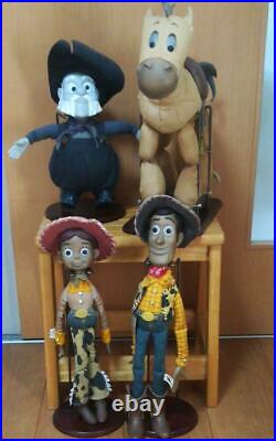 Toy Story Woody's Roundup 4 Figure Set Limited Woody Jessie Prospector Bullseye