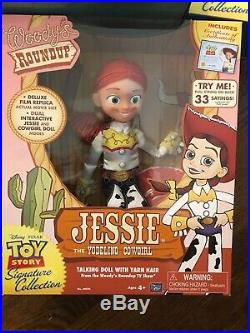 Toy Story Woody's Roundup Lot Jesse Bullseye Woody NIB COA included
