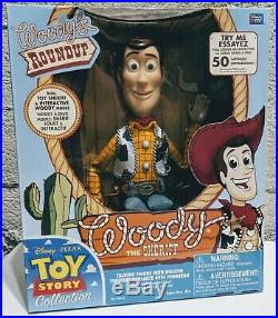 Toy Story Woody's Roundup Talking Sheriff Woody 2010 Toy Story Collection NEW