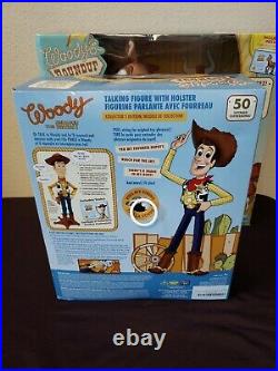 Toy Story Woody's Roundup Talking Sheriff Woody + Bullseye Signature Collection